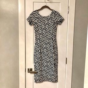 Zara geometric patterned dress